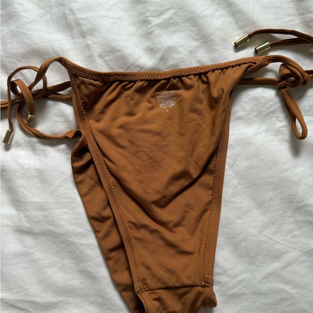 Monday Swimwear Tan Bikini Bottom